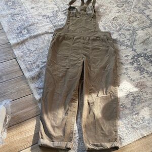 Aerie Brown Corduroy Jumpsuit